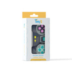 Tiny's Silicone Teether Playstation Handle Shape - Black Color
