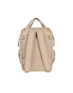 Silk Weaving Travel Diaper Backpack in Beige