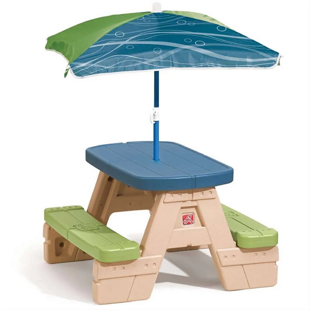Step2 SIT & PLAY PICNIC TABLE W UMBRELLA