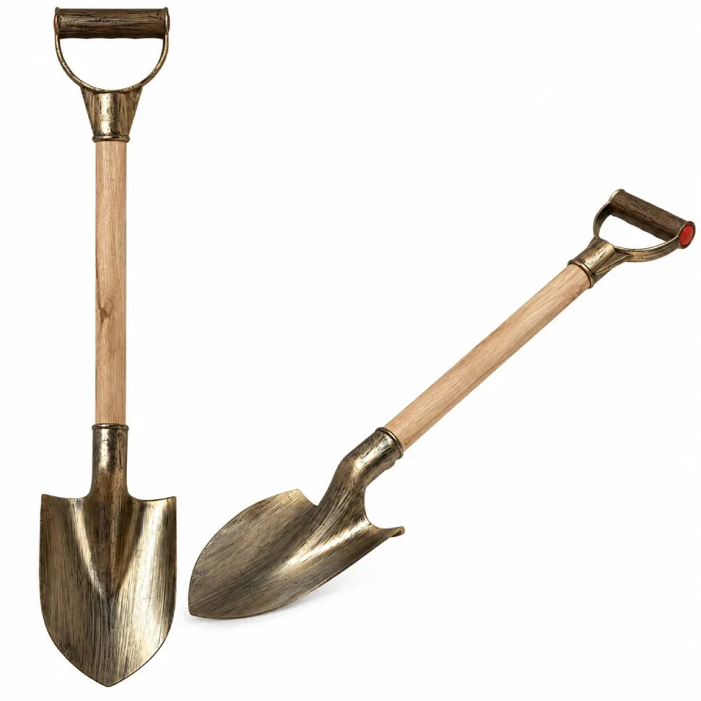 Small Play Shovel with Wooden Handle