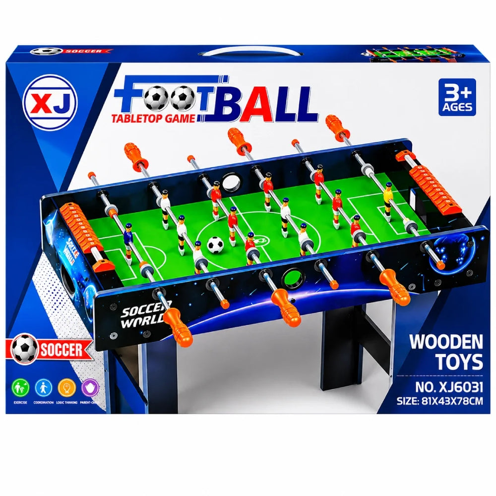 Soccer Table Wooden Game (81×43×78 CM) – Model XJ6031