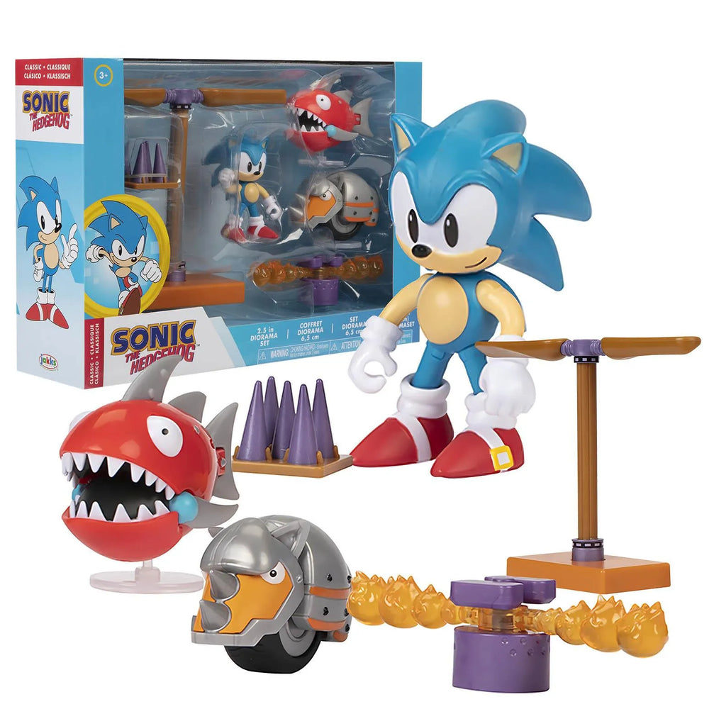 Sonic Flying Battery Zone Diorama Set