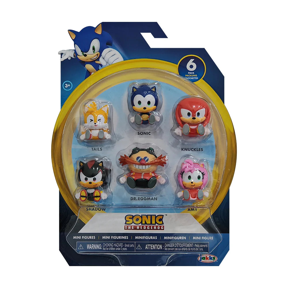Sonic The Hedgehog Mini Figures Set – 6 Pack