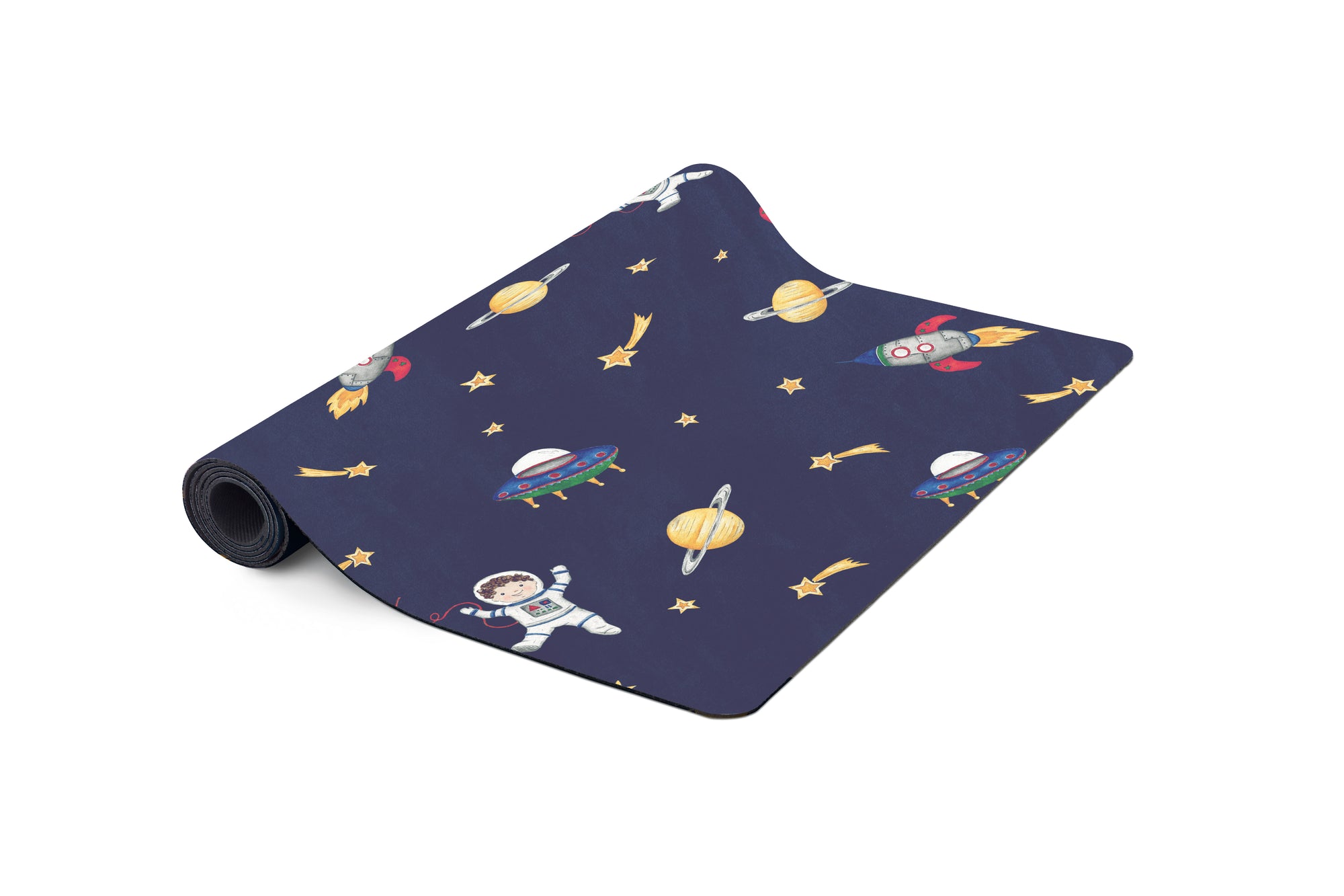 Space Print Kids Yoga Mat