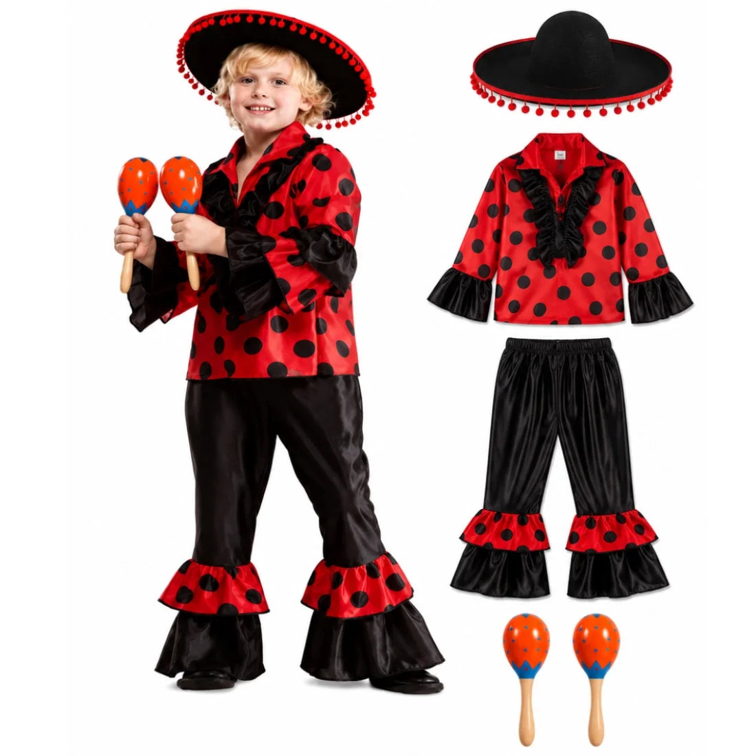 Spanish Boy Fancy Dress Costume for Kids