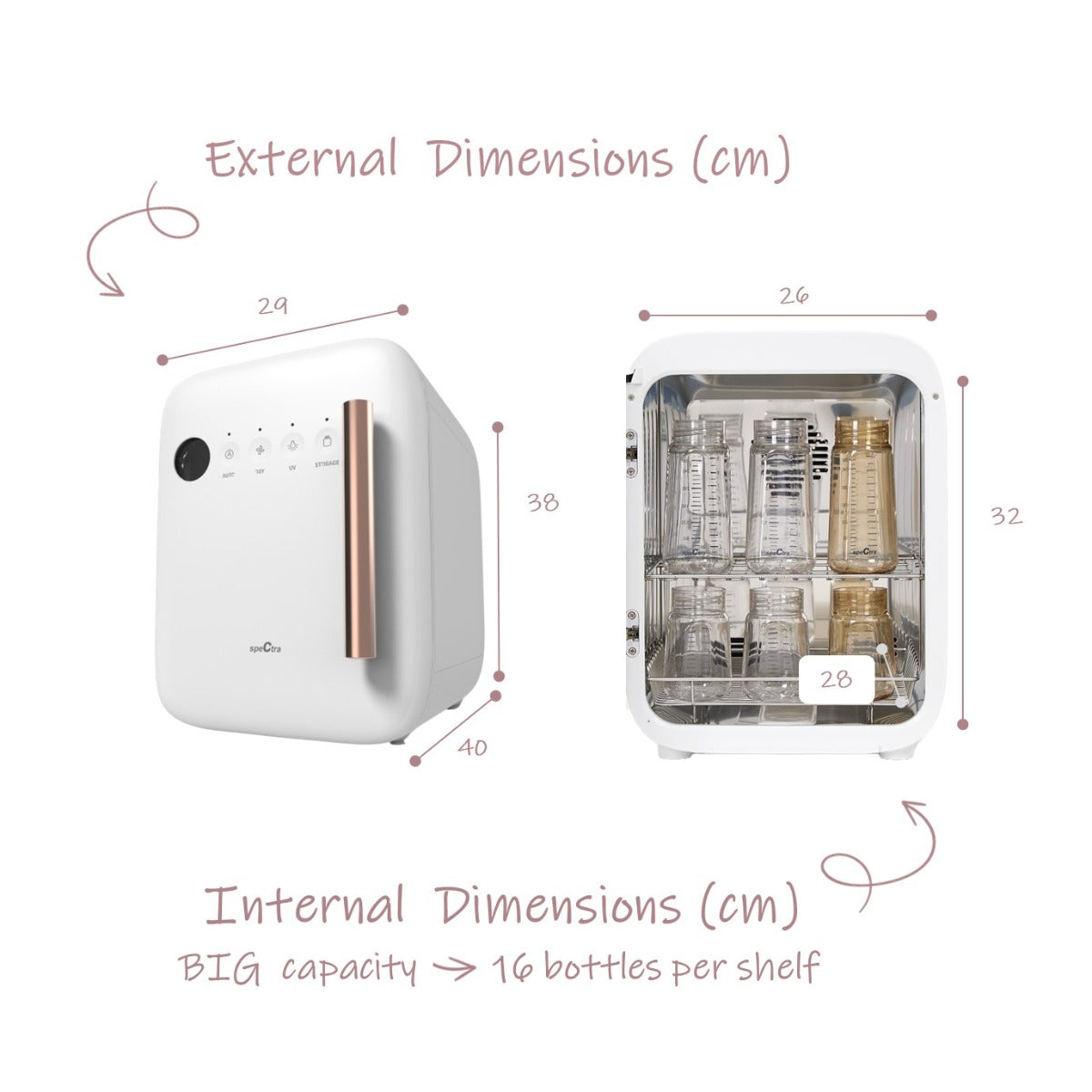 Spectra UV-LED sterilizer White