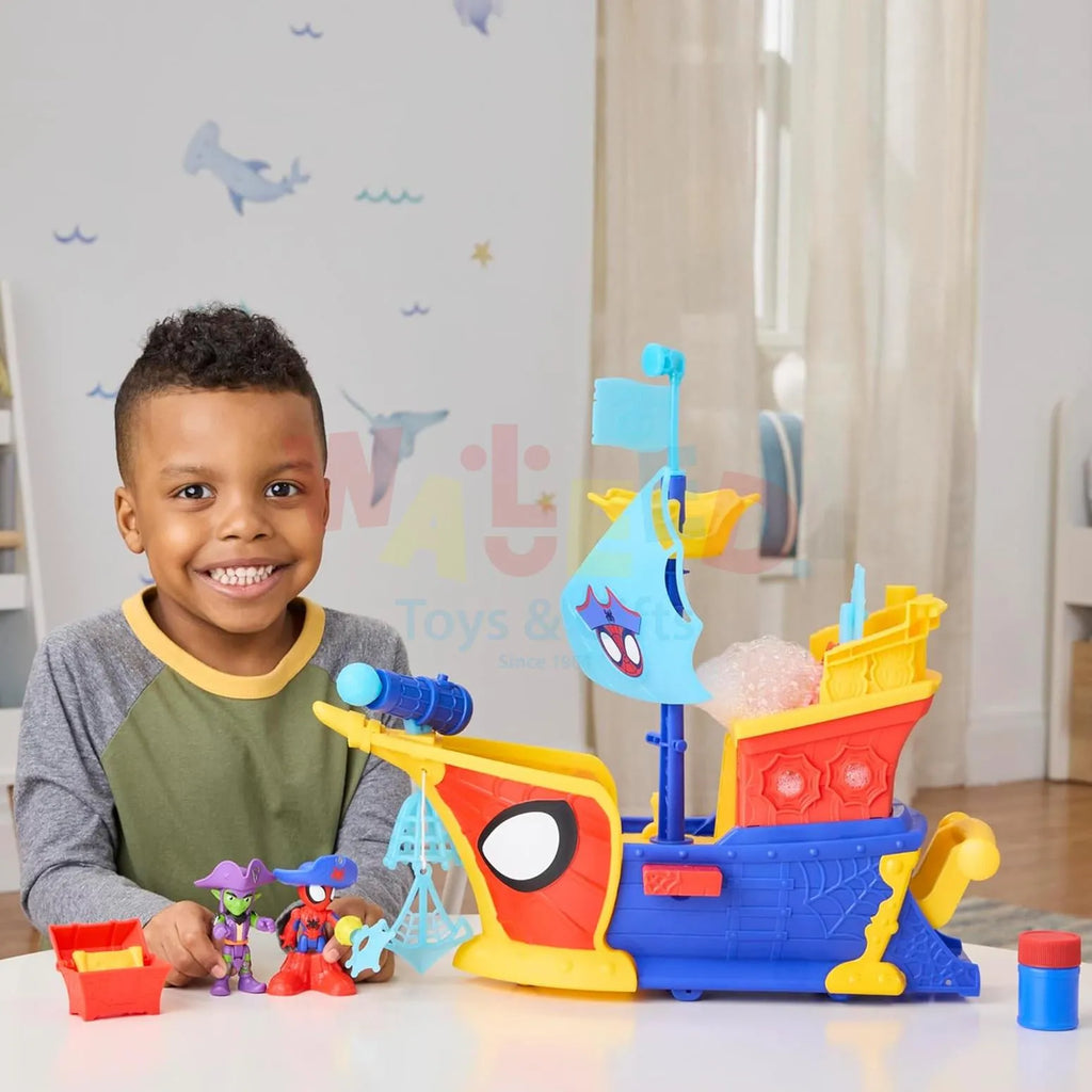 Spidey and His Amazing Friends Web-Ahooy Bubble Pirate Ship