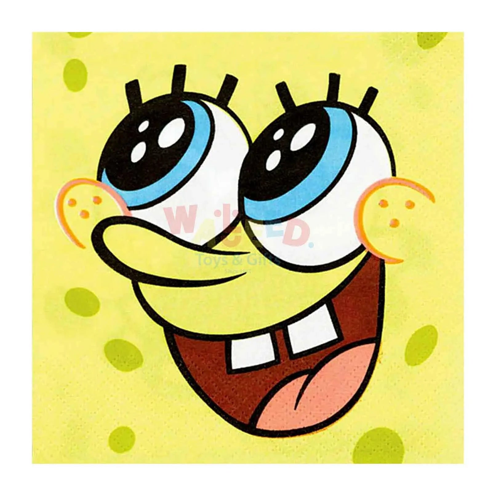 SPONGEBOB CLASSIC BEV. TISSUES-16PC