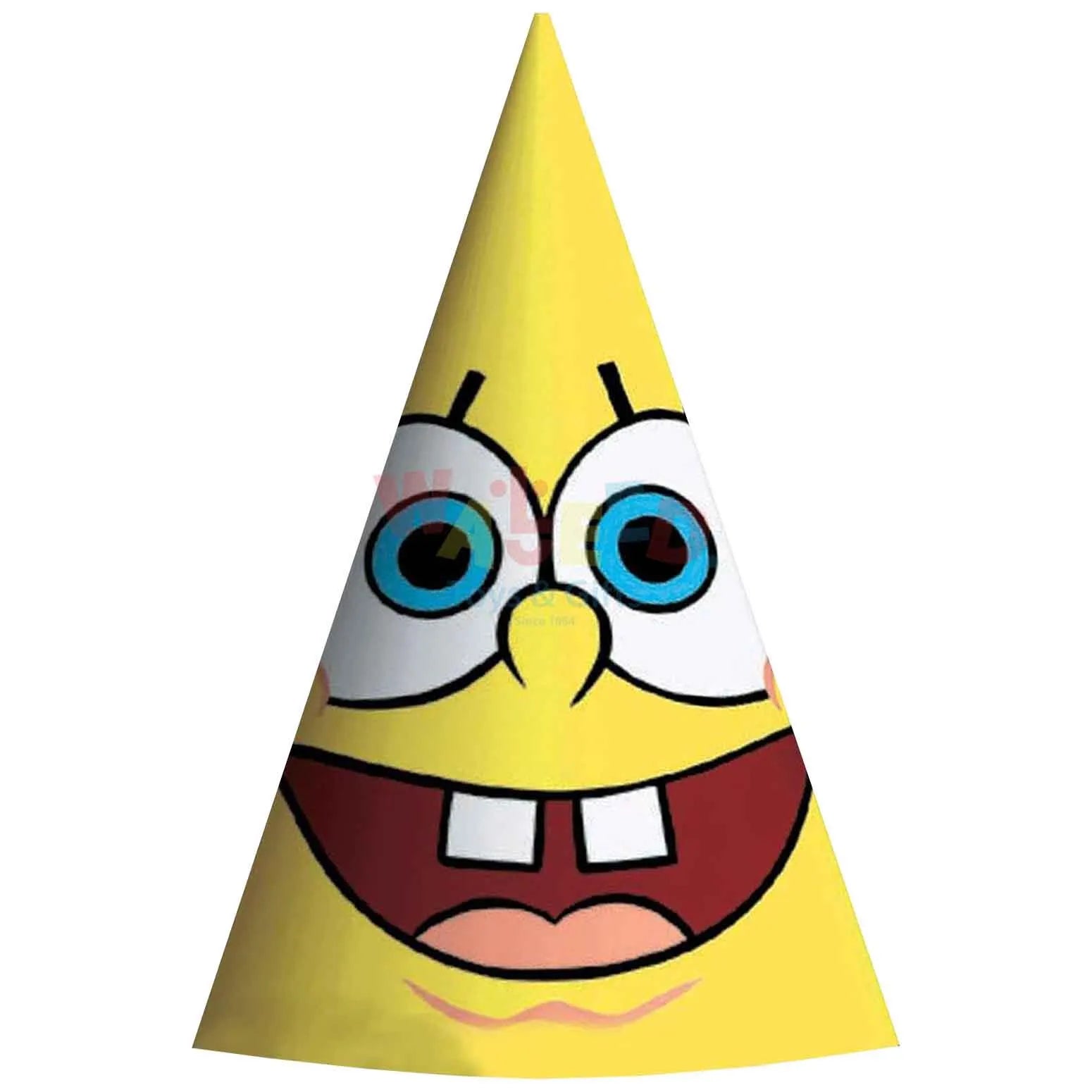 SPONGEBOB CLASSIC CONE HATS-8PCS