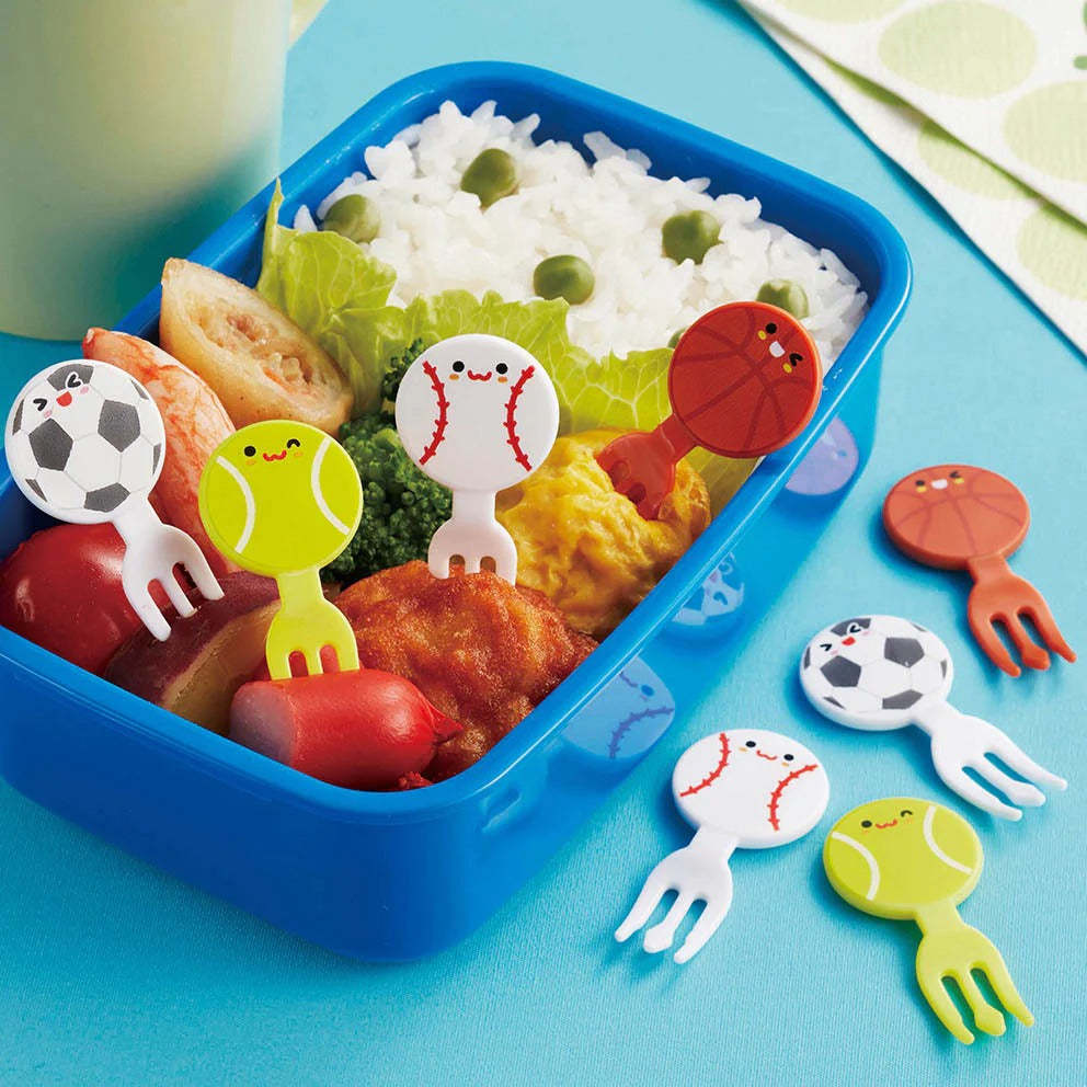 Fun box SPORT BALLS FOOD FORKS
