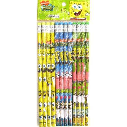 SPONGEBOB PARTY PENCILS-12PCS