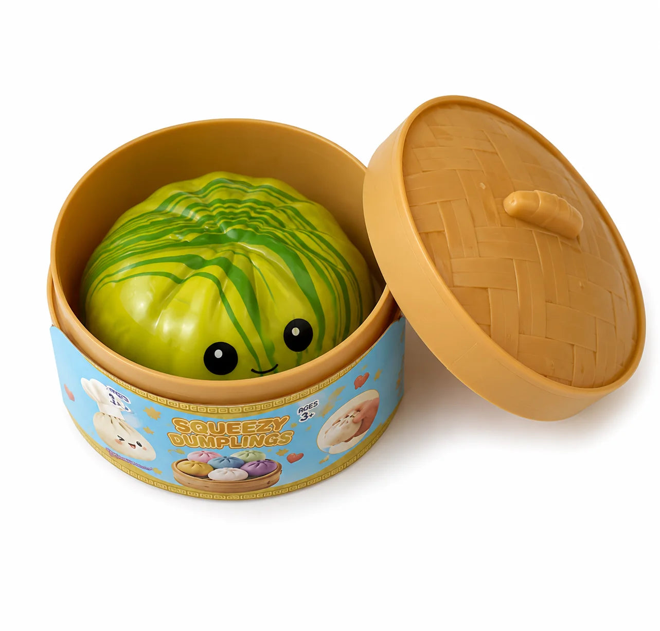 Squeezy Dumplings Squishy Toy 8CM Sold Individually