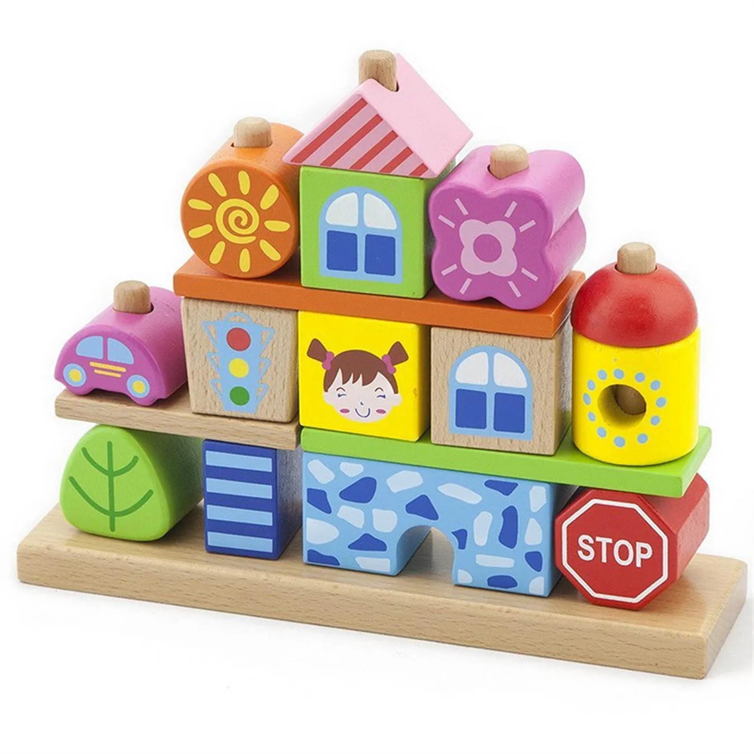 Stacking Blocks - City