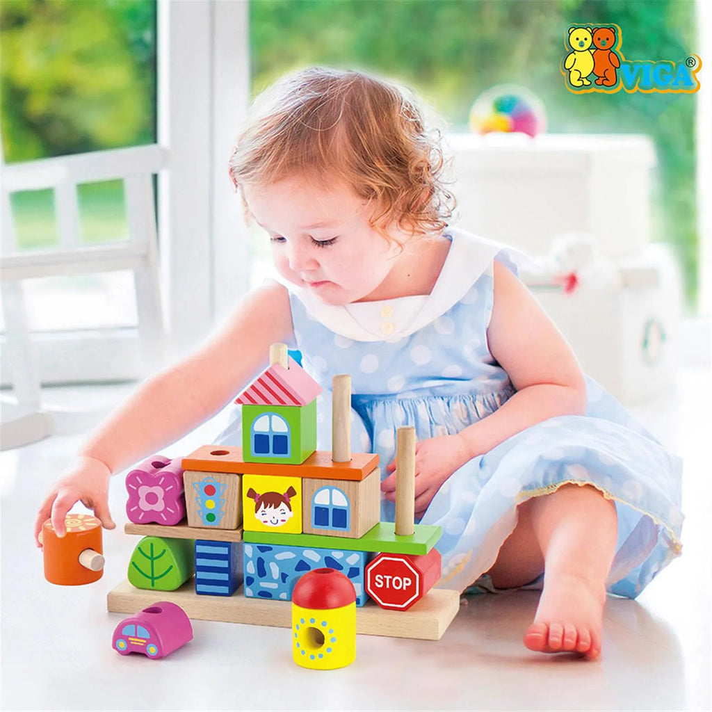Stacking Blocks - City