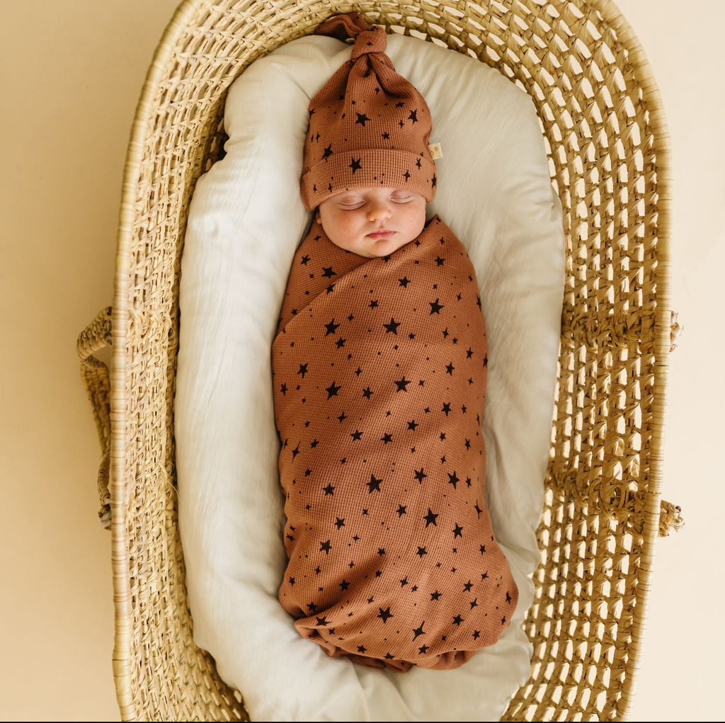 Starstruck Organic Swaddle Blanket & Hat