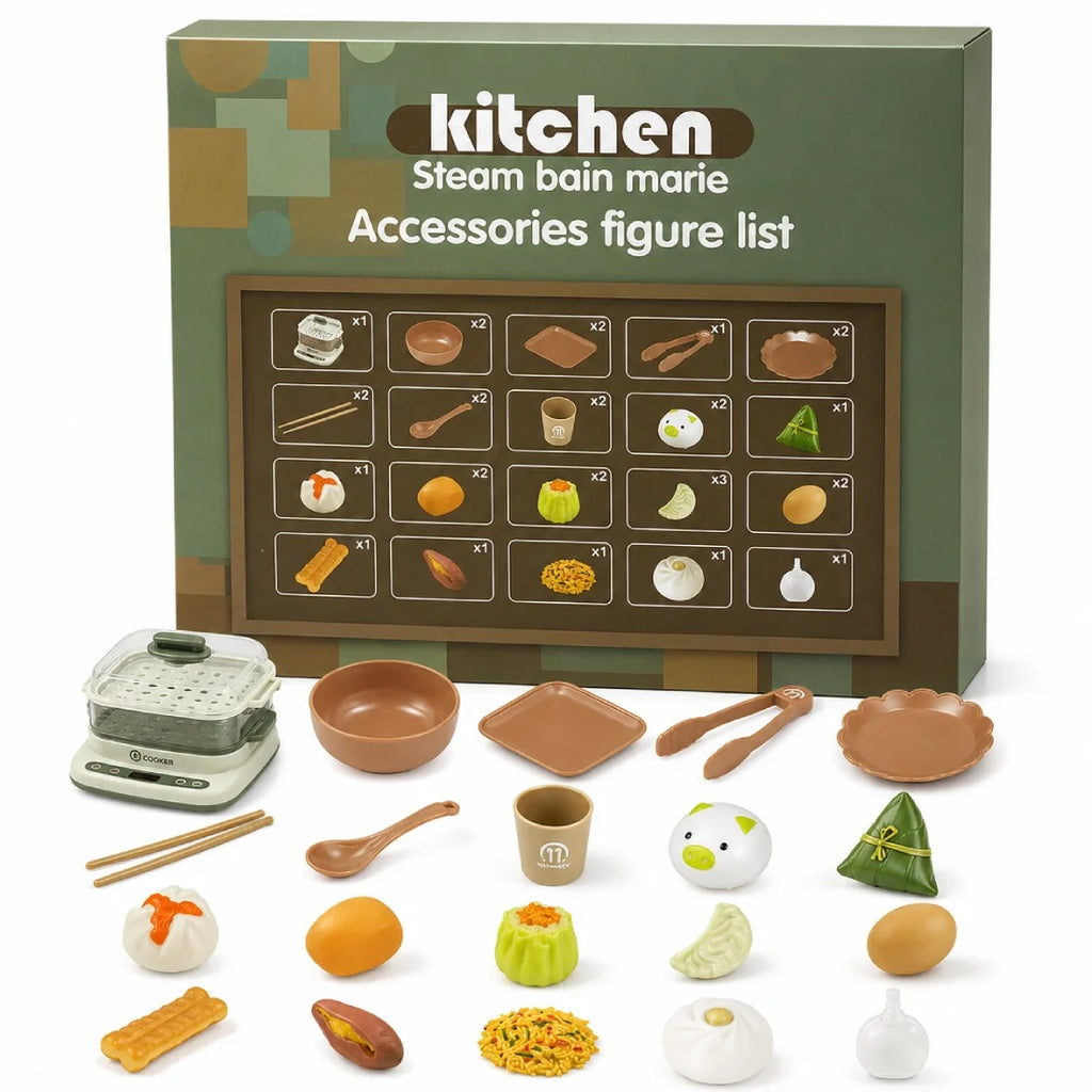 Steam Bain Marie Kitchen Set 32 Pieces