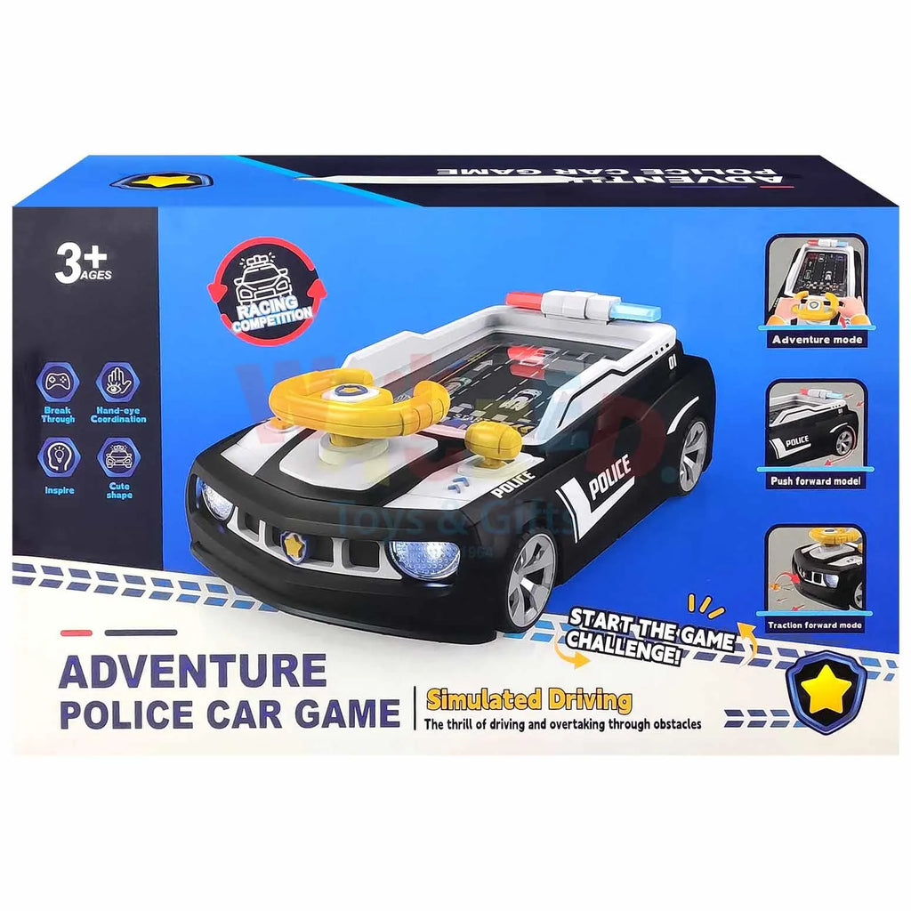 Steering Wheel Adventure Police Car theme Game