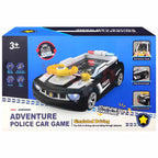 Steering Wheel Adventure Police Car theme Game