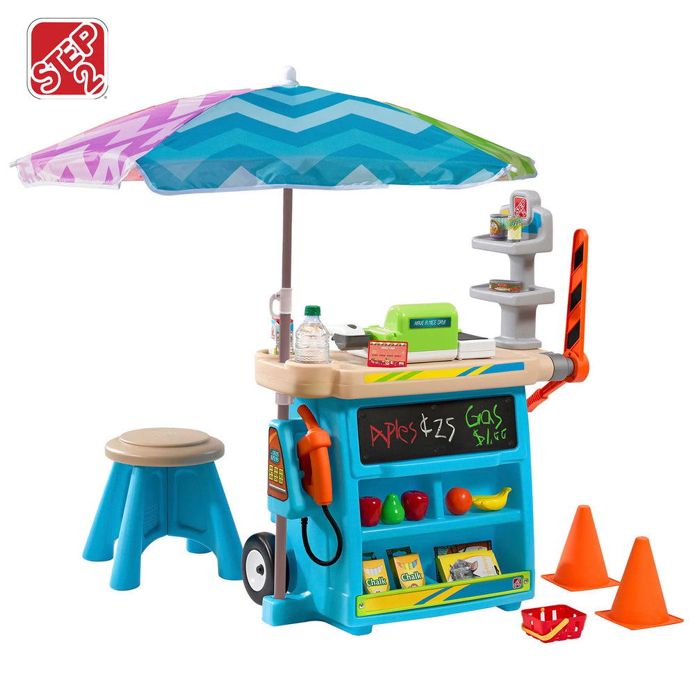 Step2 Kids Market Cart & Play Store with Umbrella