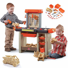 Step2 Kids Workshop Playset with Tools & Building Kit