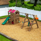 Step2 Naturally Playful Adventure Lodge Play Center Swing Set with Glider