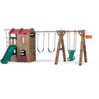 Step2 Naturally Playful Adventure Lodge Play Center Swing Set with Glider