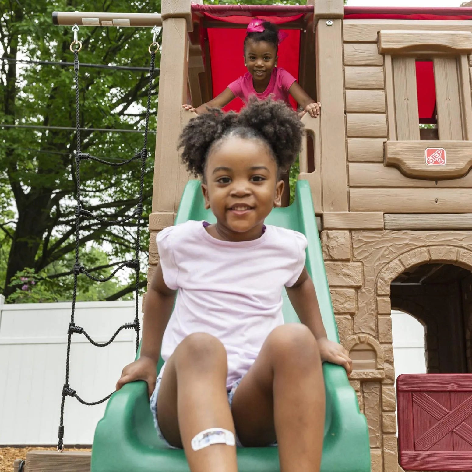 Step2 Naturally Playful Adventure Lodge Play Center Swing Set with Glider