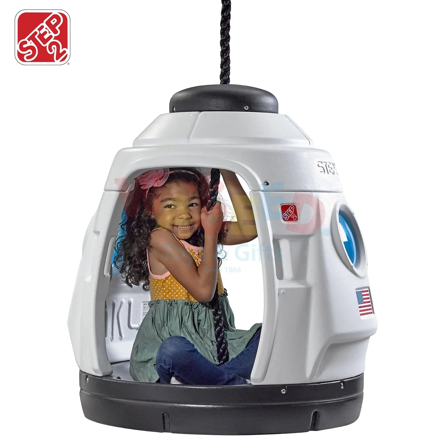 Step2 Space Capsule Swing – Rocket-Themed Kids Swing