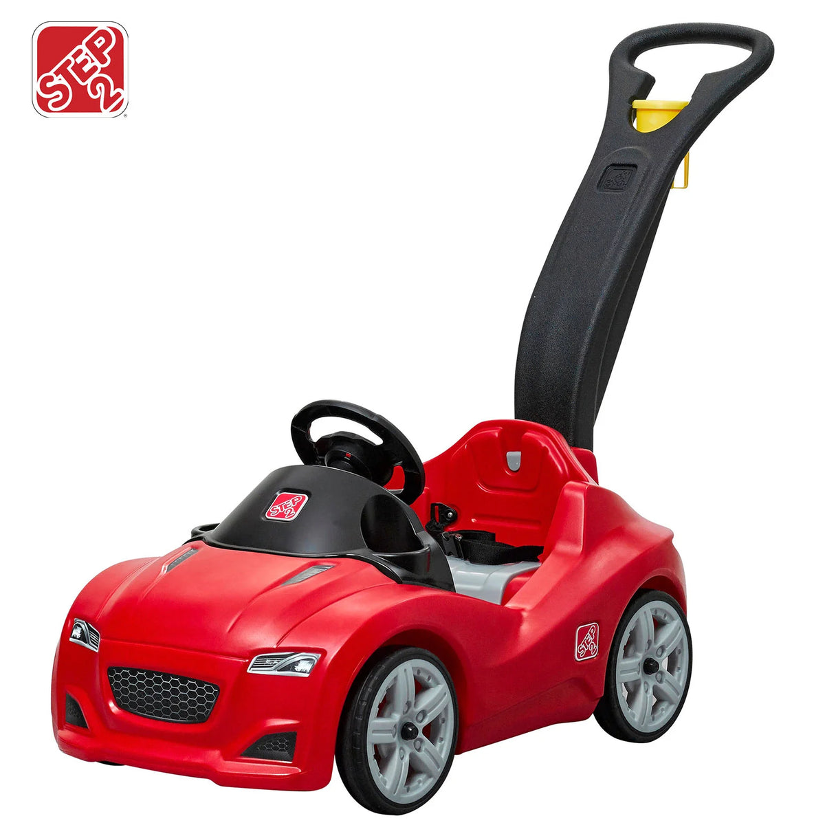 Step2 Whisper Ride Cruiser Kids Push Car Red