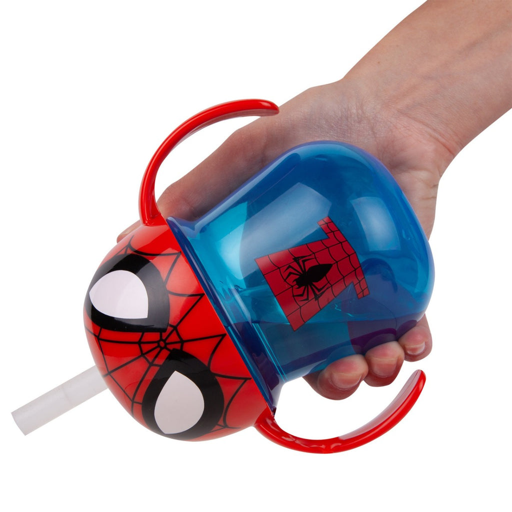 The First Years Marvel Spiderman 7oz Weighted Straw Trai