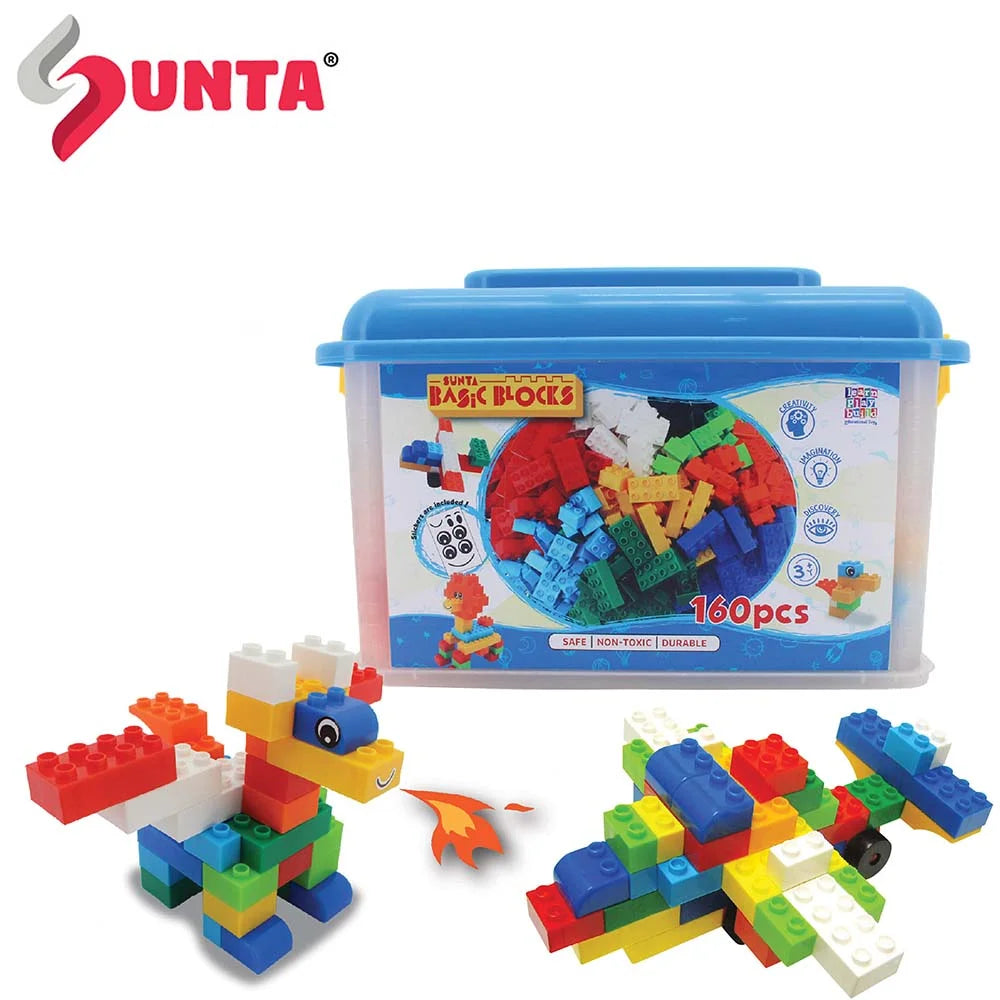 Sunta Basic Blocks Building Set – 160 Pieces