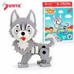 Sunta DIY Foam Husky Puzzle Kids 3D Creative Build Toy