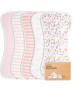 Sweet Charm Urban Burp Clothes (Pack of 5)