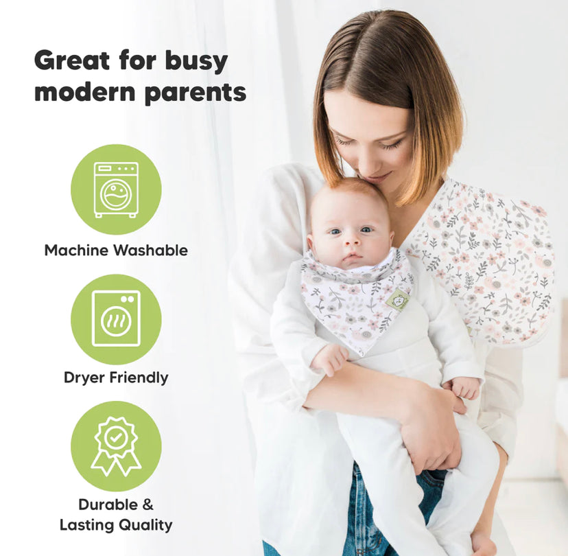 Sweet Charm Urban Burp Clothes (Pack of 5)