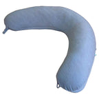 Pharmedoc Cooling Crescent Full Body Pillow - Dark Grey Cooling Fabric