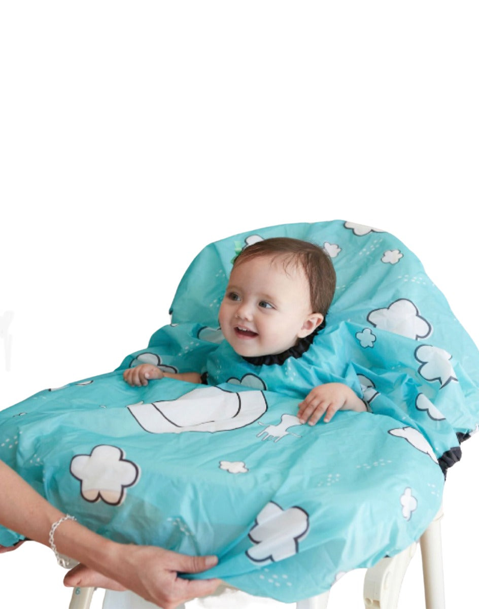 Teal Allover Bib
