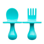 Teal Ergonomic Utensils