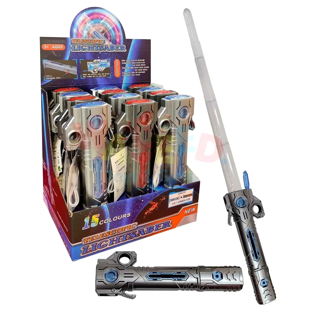 Telescopic Lightsaber LED Toy