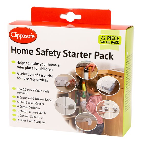 Clippasafe Safety Starter Pack (UK Socket Covers) (22 pcs) - NEW