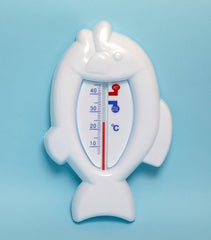 Clippasafe Bath Thermometer - Fish Shape White