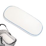 MOON CRIB & PRAM MATTRESS Classic Foam Moses Basket Mattress, White