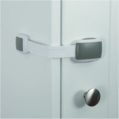 CLIPPASAFE ADJUSTABLE MULTI-PURPOSE LATCH (WHITE/GREY) - PREMIUM+ RANGE - NEW