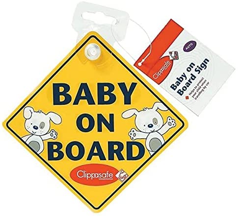 Clippasafe Baby on Board / Child on Board Sign