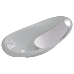 Keeeper-Baby Bath With Soft Handle, Plug And Bath Chair- Stars Grey