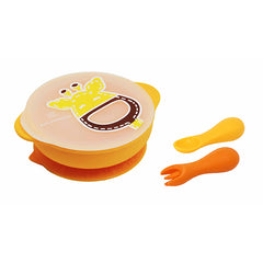 Yellow Giraffe Toddler First Self Feeding Set