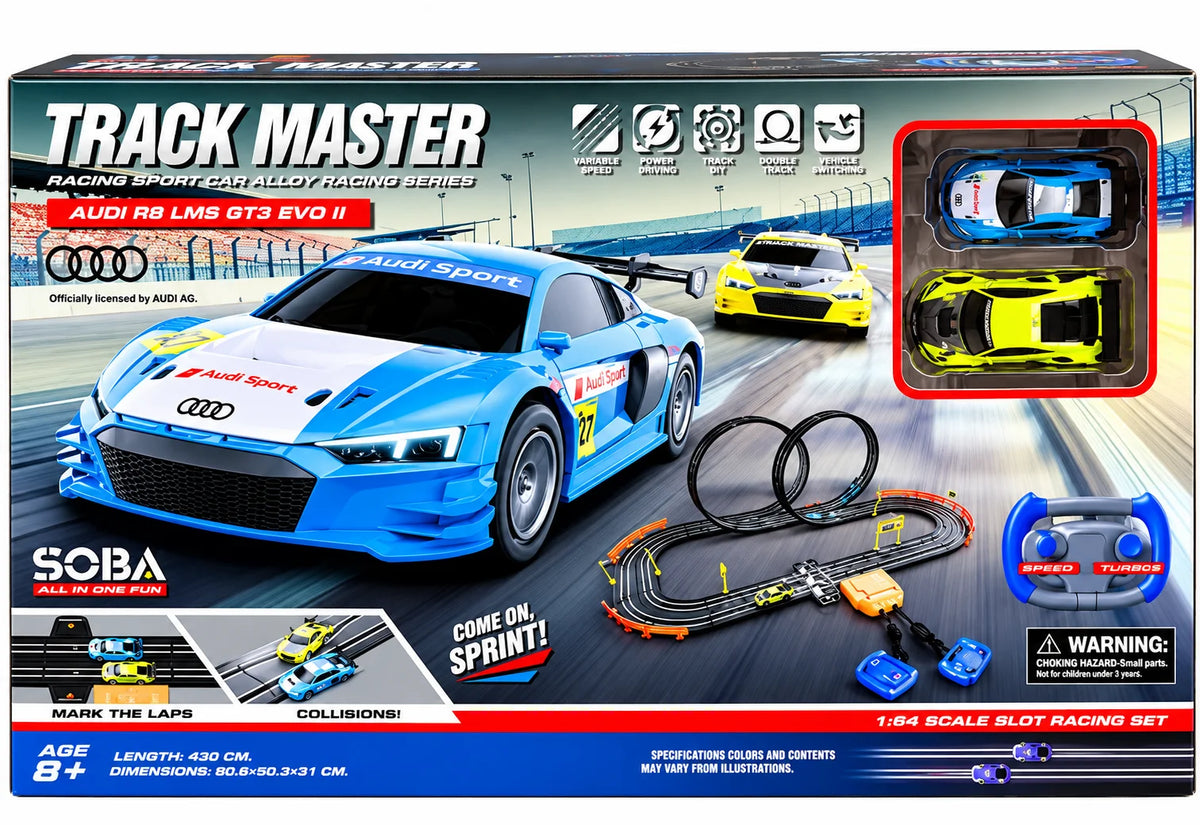 Track Master 1:64 Slot Racing Set – 400 cm