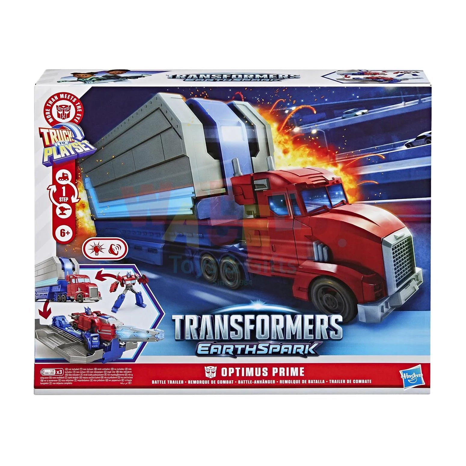 Transformers EarthSpark Optimus Prime Battle Trailer