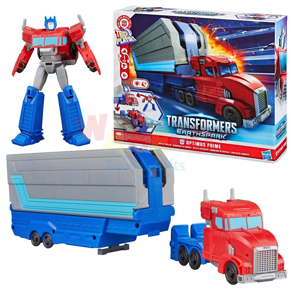 Transformers EarthSpark Optimus Prime Battle Trailer