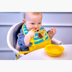 Yellow Giraffe Travel Bib - Set of 2