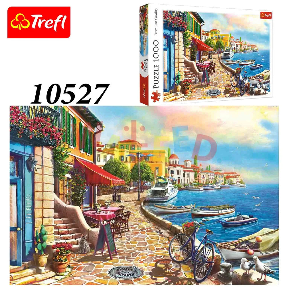 Trefl Seaside Mediterranean Town Puzzle – 1000 Pieces (10527)